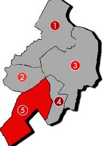 Karte OV 5 -- Ortsverein Düsternort-Adelheide